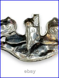 US Navy Submarine Warfare Sterling Badge Vanguard 1954 Korean War