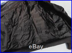 US Navy Vintage G-1 Leather Flight Jacket Size 40 Date Unknown WW2 Korean War