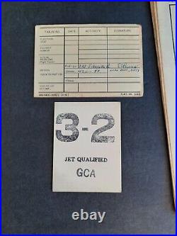 USAF Named Grouping 141 TFS Fighter Squadron Pilot F-86 T28 T33 T34 Checklist