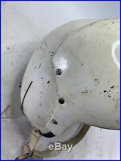 USAF Vintage Vietnam Korean War Era 1969 Fighter Pilot Helmet Bullet Hole