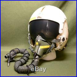 USAF Vintage Vietnam Korean War Era 1969 Fighter Pilot Helmet + Mic Oxygen Mask