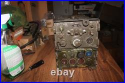 USGI Korean war RT-70 vehicle radio receiver with AM-65/GRC amplifier