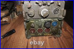 USGI Korean war RT-70 vehicle radio receiver with AM-65/GRC amplifier