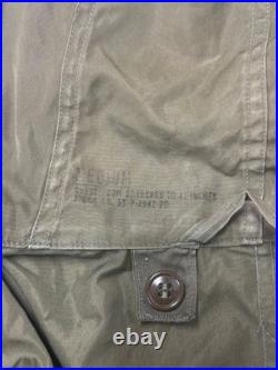 USGI Military Korean War Era M-1951 Fishtail Parka Shell Medium Nov 5 1952