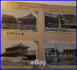 USMC 1947 Pre Korean War China Photo Album Forbidden City Peiping Original