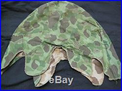 Usmc Korean War Ww2 Pattern Camo Helmet Cover Us Marine Corps Vietnam