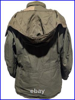 USMC Korean War M-1951 OG-107 Field Parka with Pile Liner & Hood (38 Chest)