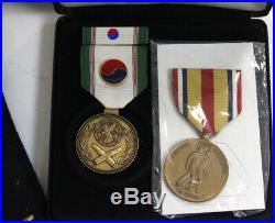 USMC Korean War Veteran Robert E Riddle Helmet, Photos & Medals LOOK! (RCR)