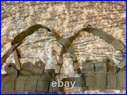 USMC M1923 M1 Garand Cartridge Belt w M1945 Suspenders & Canteen Korean War