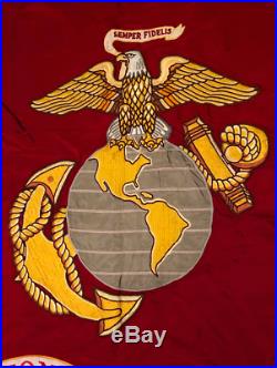 USMC Regimental flag 1st Provisional Marine Brigade Possibly Korean War era