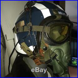 USN G-1 Flight Jacket And Helmet / Korean War 55J14 Flight Jacket