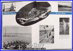 USS ANTIETAM CV-36 1951-1952 KOREAN WAR CRUISE BOOK & 33 rpm RECORD