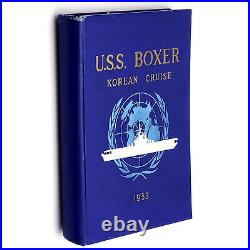 USS Boxer CVA-21 Korean Cruise 1953 Korean War cruise book