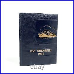 USS Briareus (AR-12) 1952 1953 Cruise Book Deployment Log Cruisebook