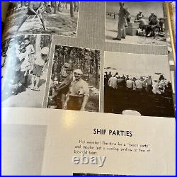 USS JUPITER AVS 8 Korea Cruise Book Korean War Photos Christmas Cards 1951-53