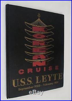 USS Leyte CV32 1950 1951 Korean War Cruisebook Jesse Brown Hunder Medal of Honor
