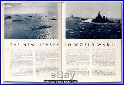 Uss New Jersey Bb-62 1950-1951 Recommissioning Korean War Cruise Book