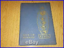USS Princeton (CV-37) 1950 1951 Korean War Cruise Book Navy Cruisebook Korea