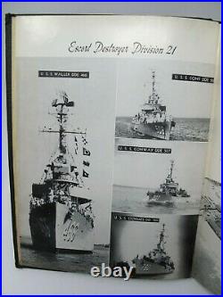 USS WALLER DDE-466 WORLD CRUISE BOOK 1951 Wonsan Bombing Korean War