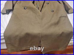 Unissued US Army Wool Overcoat