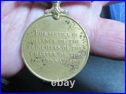 United Nations Medal for Korea Korean War