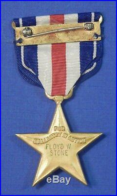 United States Korean War Silver Star Medal Named 1st Cav DIV Pow Y8008