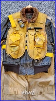 United States Navy Korean War Pilots Flight Gear Amazing Set