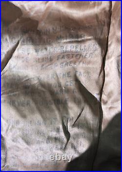 Us Army Feather Sleeping Bag Comforter Dated 1952 Korean War Usgi