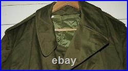 Us Army Korean War Og 105 107 Overcoat Wool Liner Supergrade / New Condition 195