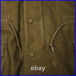 Us Army M-1951 M51 Field Jacket Korean War Size Small Regular With Patches