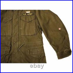 Us Army M-1951 M51 Field Jacket Korean War Size Small Regular With Patches