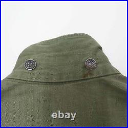 Us Army Utility Shirt Hbt 13 Stars Button 2nd Pattern 50's Korean War Size 38r