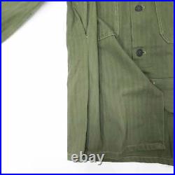 Us Army Utility Shirt Hbt With 13 Stars Buttons 1950's Korean War Size Small