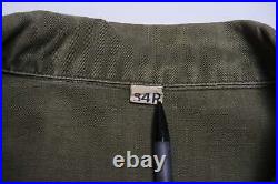 Us Army Utility Shirt Herringbone 50's Korean War Size 34r