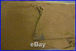 Us Military Korean War Era Blanket 100% Wool Olive Drab 36 Caduceus 1953 Medical
