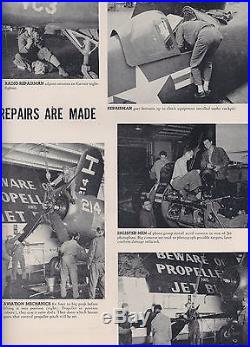 Uss Antietam Cv-36 Korean War Deployment Cruise Book Year Log 1951-52 Navy