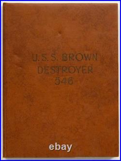 Uss Brown Dd-546 1951 Korean War Cruise Book