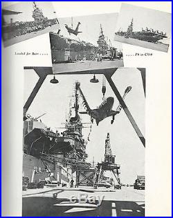 Uss Essex Cv-9 Korean War Deployment Cruise Book Year Log 1950-51 Navy