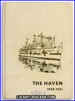 Uss Haven Ah-12 1950-1951 Korean War Cruise Book