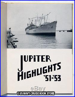 Uss Jupiter Avs-8 1951-1953 Korean War Cruise Book