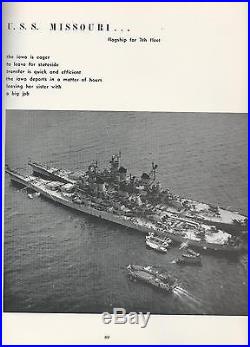 Uss Missouri Bb-63 Korean War Deployment Cruise Book Year Log 1952-53