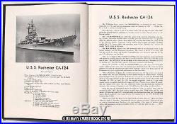 Uss Rochester Ca-124 1951-1952 Korean War Cruise Book