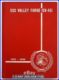 Uss Valley Forge Cv-45 1951-1952 Korean War Cruise Book