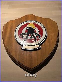 Utility squadron one/ U. S. Navy WALL plaque- Korean War Very Rare Item