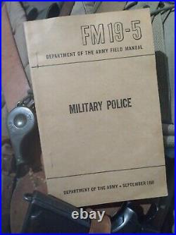 VERY RARE! FM 19-5 Military Police Korean War Sept 1950 Nice! Free Shipping