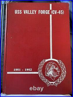VERY RARE USS Valley Forge (CV-45) Korean War Cruise Book