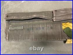 VIETNAM War US Army M1950 Paratrooper Airborne Canvas Rifle Jump Case-dated 1973