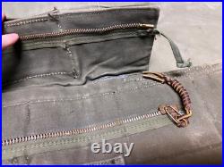 VIETNAM War US Army M1950 Paratrooper Airborne Canvas Rifle Jump Case-dated 1973