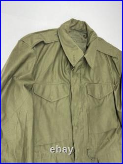 VINTAGE 1952 Date M-1951 FIELD JACKET Small Regular Korean War OG-07 WWII