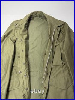 VINTAGE 1952 Date M-1951 FIELD JACKET Small Regular Korean War OG-07 WWII